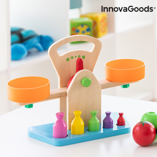 Vægte i træ med tilbehør Treggy InnovaGoods 9 Dele - Image 8