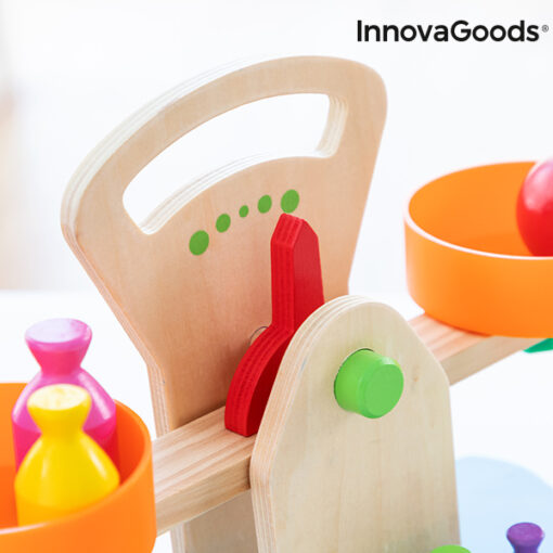 Vægte i træ med tilbehør Treggy InnovaGoods 9 Dele - Image 7