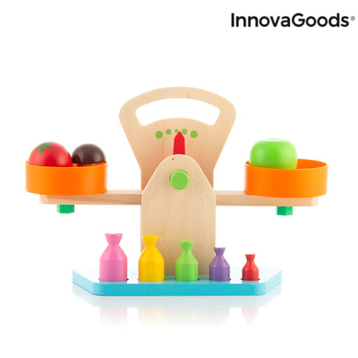 Vægte i træ med tilbehør Treggy InnovaGoods 9 Dele - Image 3