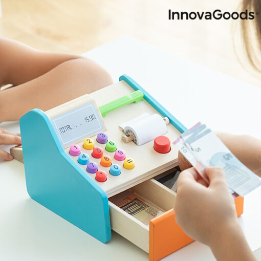 Kasseapparat i træ med tilbehør Kashy InnovaGoods - Image 8