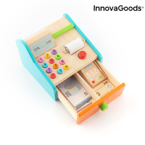 Kasseapparat i træ med tilbehør Kashy InnovaGoods - Image 10