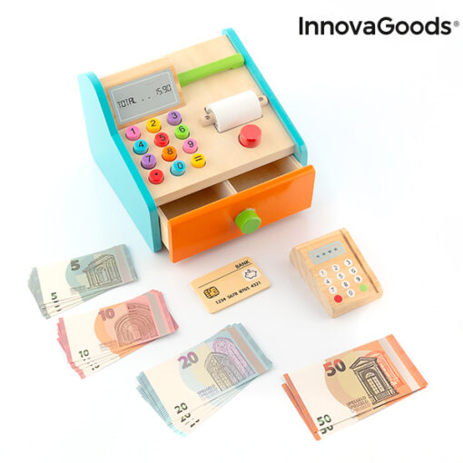 Kasseapparat i træ med tilbehør Kashy InnovaGoods - Image 11
