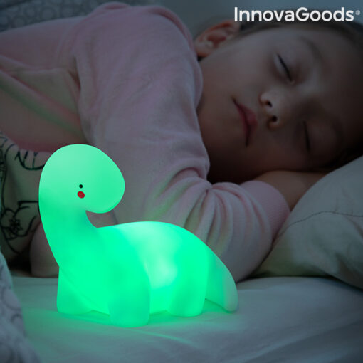 Dinosaur multifarvet LED-lampe Lightosaurus InnovaGoods