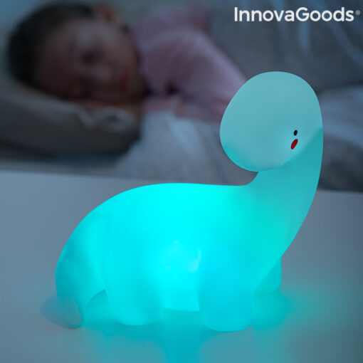 Dinosaur multifarvet LED-lampe Lightosaurus InnovaGoods - Image 5