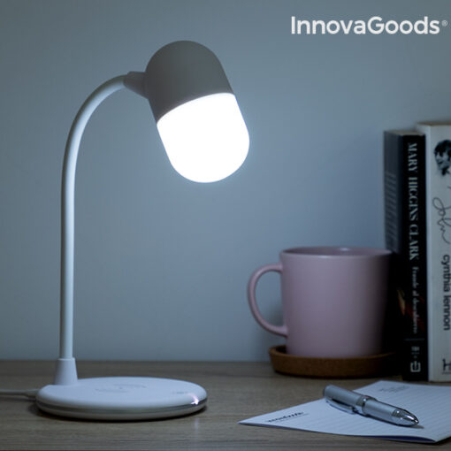 LED-lampe med højttaler og trådløs oplader Akalamp InnovaGoods - Image 6