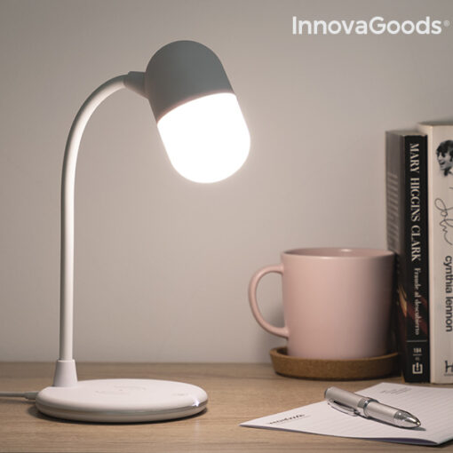 LED-lampe med højttaler og trådløs oplader Akalamp InnovaGoods - Image 7