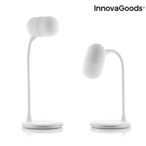LED-lampe med højttaler og trådløs oplader Akalamp InnovaGoods - Image 11