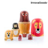 Matryoshka dyrefigurer i træ Funimals InnovaGoods 11 Dele - Image 5