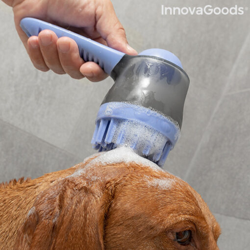 Badebørste med beholder til kæledyr Bubblet InnovaGoods - Image 3