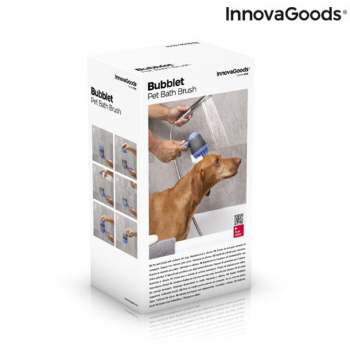 Badebørste med beholder til kæledyr Bubblet InnovaGoods - Image 2