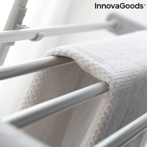 Sammenklappeligt elektrisk tørrestativ Indryer InnovaGoods (36 Stænger) 300W - Image 5