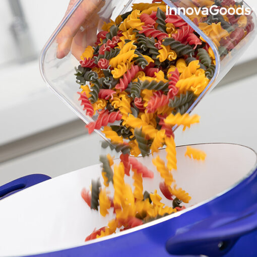 Sæt med stabelbare hermetiske køkkenbeholdere Pilocks InnovaGoods 4 Dele - Image 7