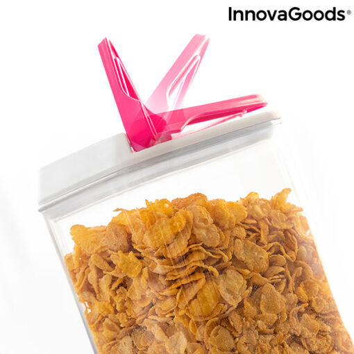 Sæt med stabelbare hermetiske køkkenbeholdere Pilocks InnovaGoods 4 Dele - Image 5