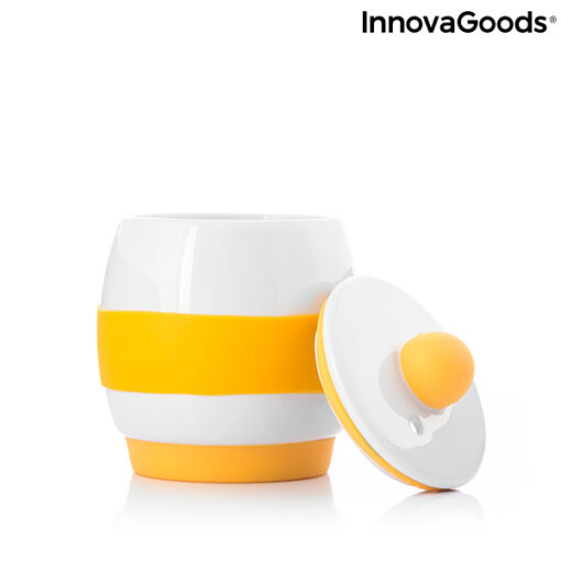 Keramisk æggekoger til Mikrobølgeovn med opskrifter Eggsira InnovaGoods - Image 4