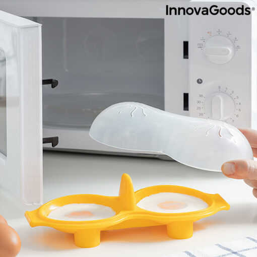 Dobbelt æggekoger i silikone Oovi InnovaGoods - Image 3
