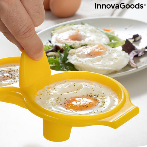 Dobbelt æggekoger i silikone Oovi InnovaGoods - Image 8