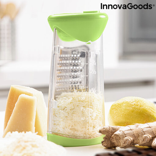 Rivejern med beholder og dispenserlåg 3-i-1 Cheezy InnovaGoods - Image 3