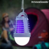 2-i-1 anti-insekt genopladelig lampe med LED Kl Bulb InnovaGoods - Image 3