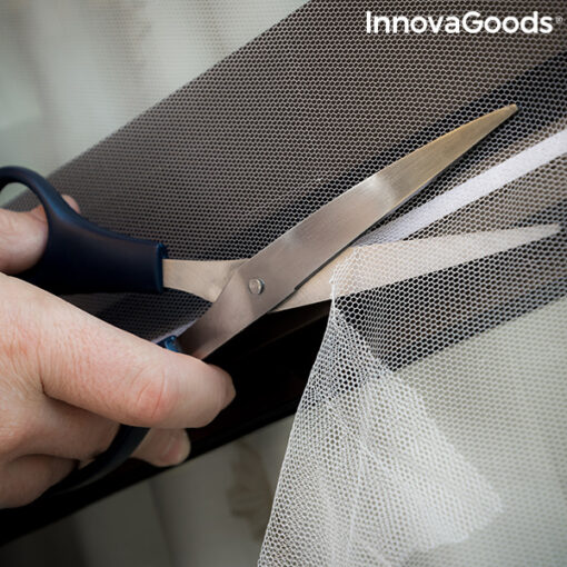 Klæbende myggenet til vinduet, som kan skæres White InnovaGoods - Image 4