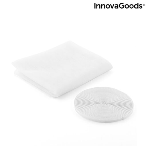 Klæbende myggenet til vinduet, som kan skæres White InnovaGoods - Image 3