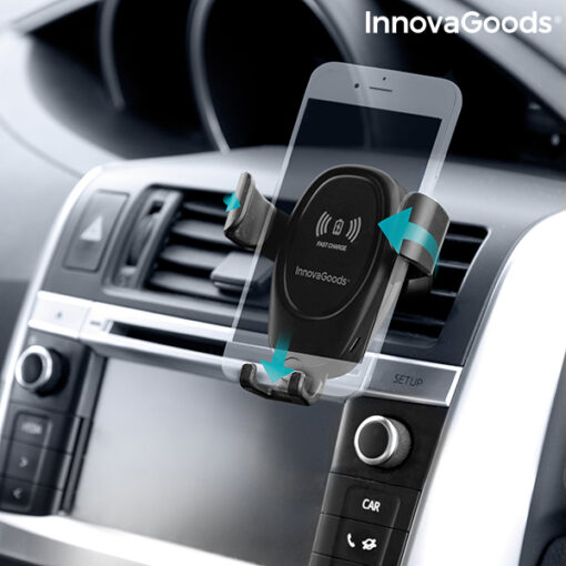 Mobilholder med trådløs oplader til bilen Wolder InnovaGoods - Image 6