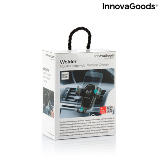 Mobilholder med trådløs oplader til bilen Wolder InnovaGoods - Image 2
