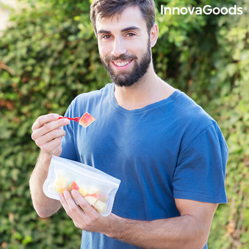 Sæt med genanvendelige poser til fødevarer Freco InnovaGoods 10 Dele - Image 7