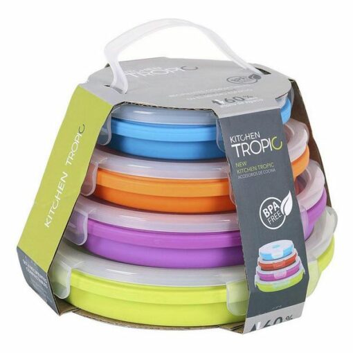 Madkassesæt 4 Kitchen Tropic Cirkulær (4 Uds)