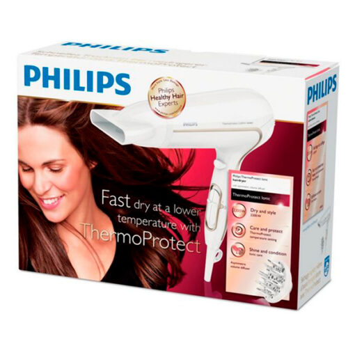 Hårtørrer Philips HP8232 ThermoProtect Ionic 2200W Hvid - Image 2