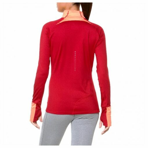 Langærmet T-shirt til Kvinder Asics LS Winter 1/2 Zip Koral (Størrelse l - us) - Image 5