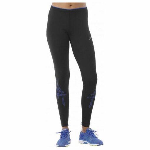 Sport leggins til kvinder Asics Asics Stripe Tight Sort