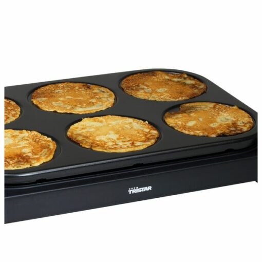 Woksæt (6 Pander, Crepeplader og Stegepande) Tristar BP2827 1000W Multifarvet - Image 3