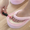 Pedicureslippers i Memoryskum - Image 4