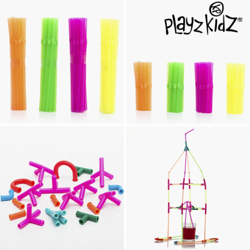 Playz Kidz Sugerørsspil (194 stykker) - Image 4