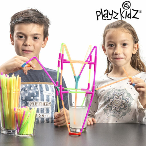 Playz Kidz Sugerørsspil (194 stykker)