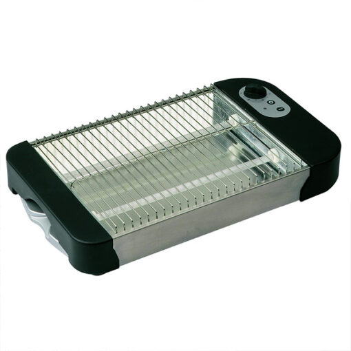 Brødrister COMELEC TP-712/7012 600W Sort Rustfrit stål