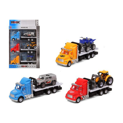 Autotransporter Lastbil og Svinghjulsbil 119299 (6 uds)