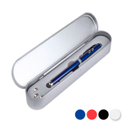 Pen med LED laser og gummispids 144654