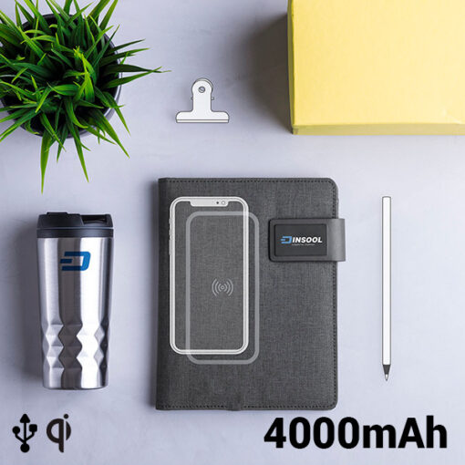 Notesblok med powerbank 4000 mAh 16 GB (20 ark) 146025