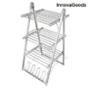 InnovaGoods Compak Foldbart Elektrisk Tøjstativ 300W Gråt (30 Stænger) - Image 5