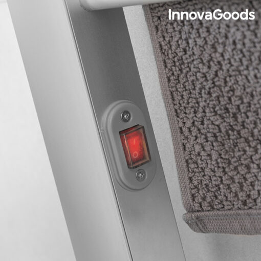 InnovaGoods 90W Gråt Elektrisk Håndklædestativ (6 Stænger) - Image 4