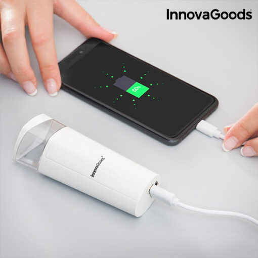 InnovaGoods To-i-Én Ansigtsdamper med Powerbank - Image 2