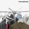 InnovaGoods Transportabelt Tøjstativ 1000W Hvidt - Image 6