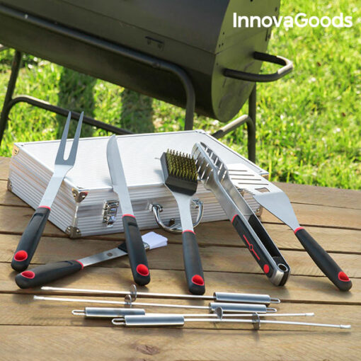 InnovaGoods Lille Kuffert med Professionelle Grill Redskaber (11 stykker) - Image 6