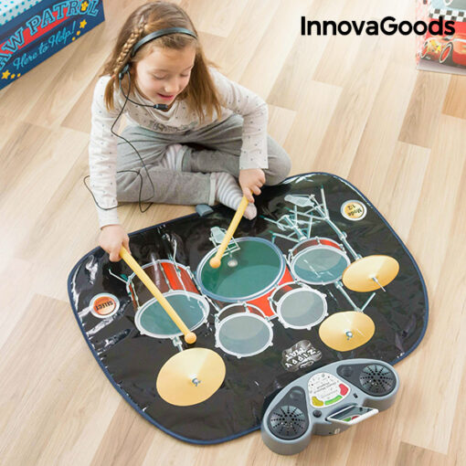 InnovaGoods Trommesæt Spillemåtte
