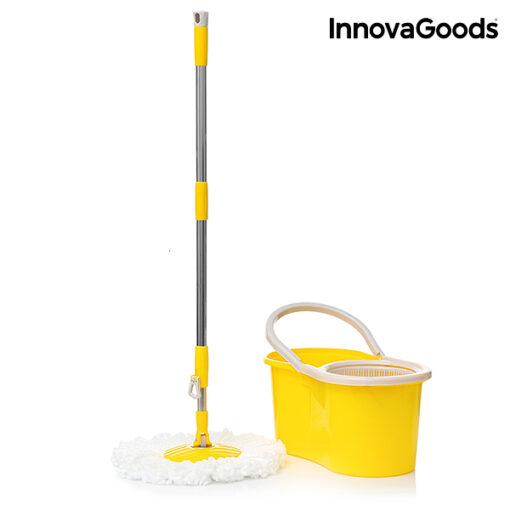InnovaGoods Drejende Gulvmoppe med Dobbelt Aktion med Spand - Image 6