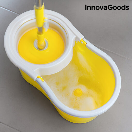 InnovaGoods Drejende Gulvmoppe med Dobbelt Aktion med Spand - Image 4