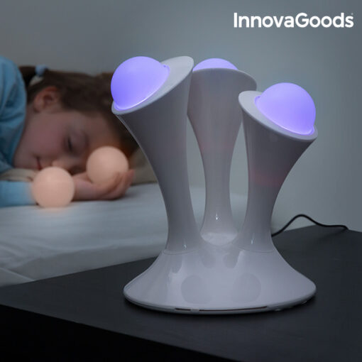 InnovaGoods Home LED Multifarvet Fluorescerende Lampe