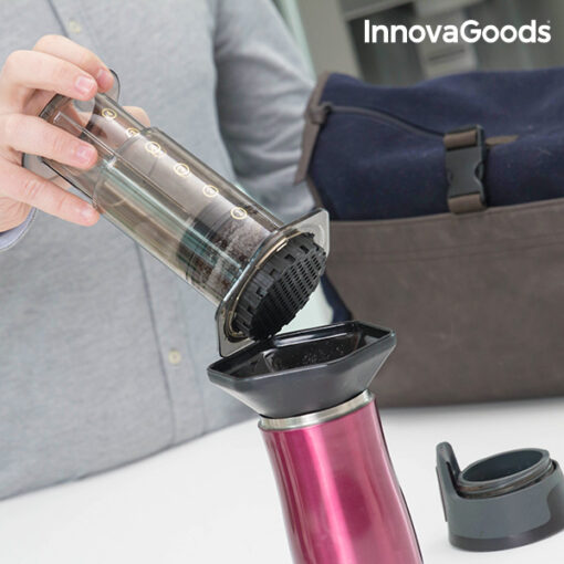 InnovaGoods Manuel Kaffemaskine Med Tryk - Image 4