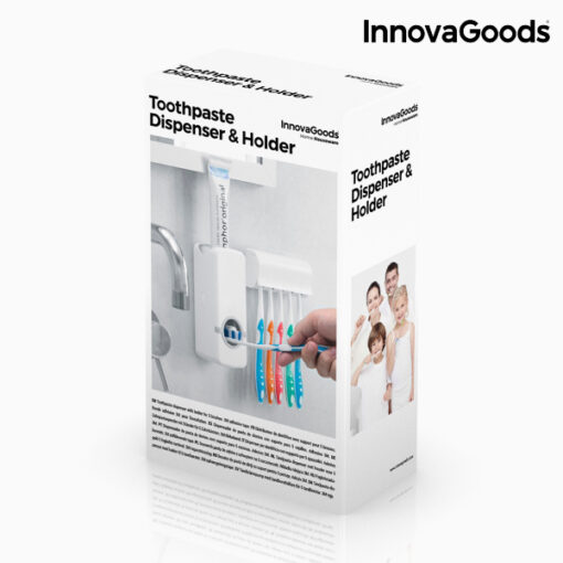 InnovaGoods Tandpastadispenser med Tandbørsteholder - Image 3